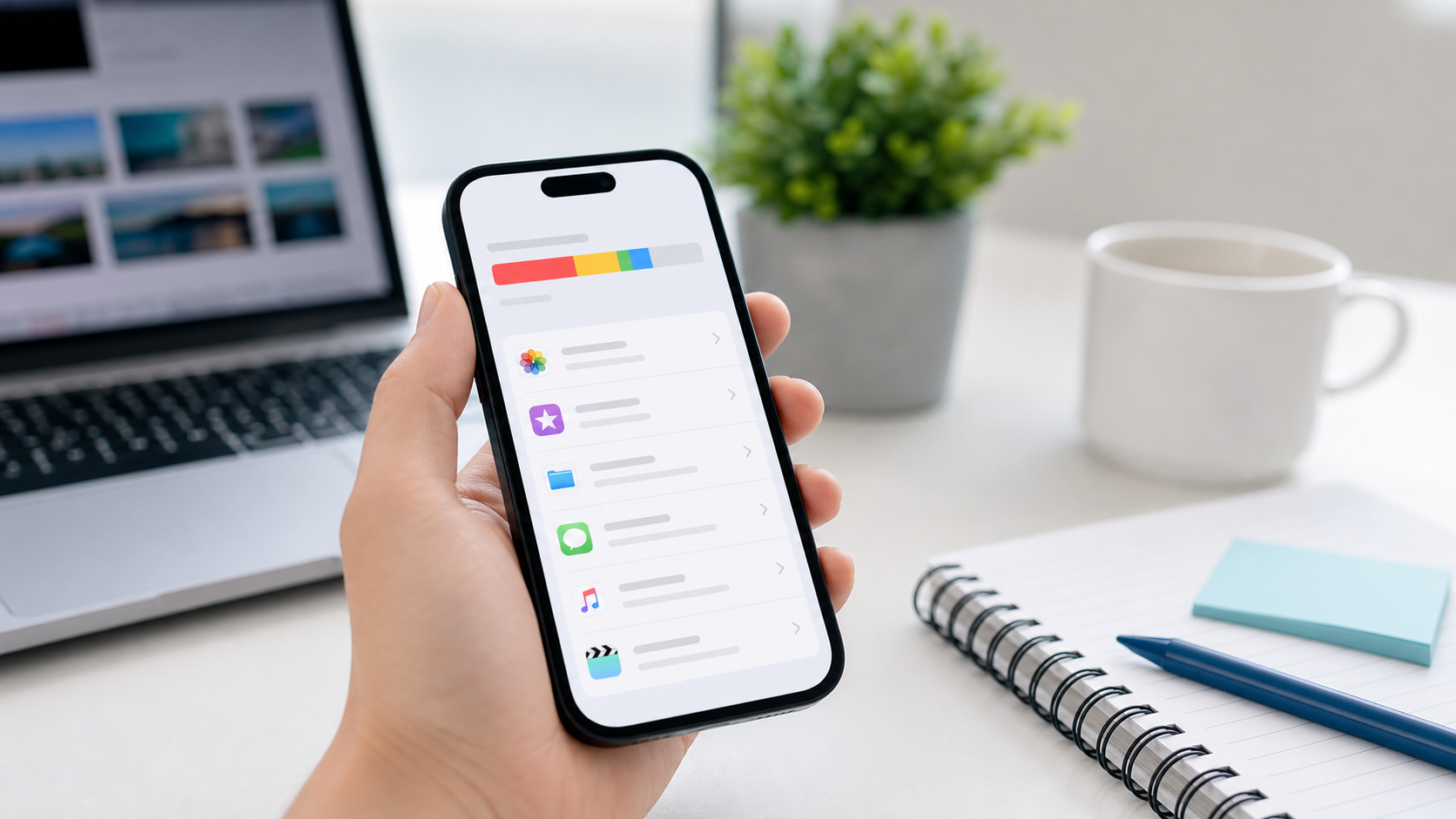 iPhone Storage illustration