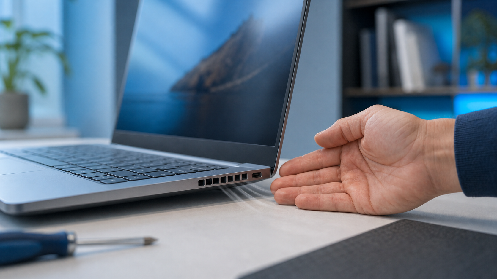 Laptop Fan illustration
