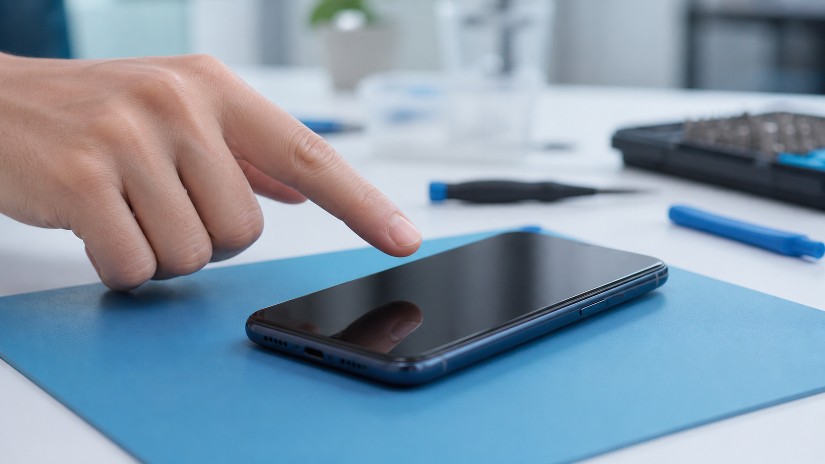 Touchscreen illustration